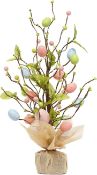 RRP £18.25 Decorative Jute Bag Artificial Tree for Easter