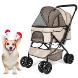 RRP £90.23 Wedyvko Pet Stroller for Medium Dogs 20KG