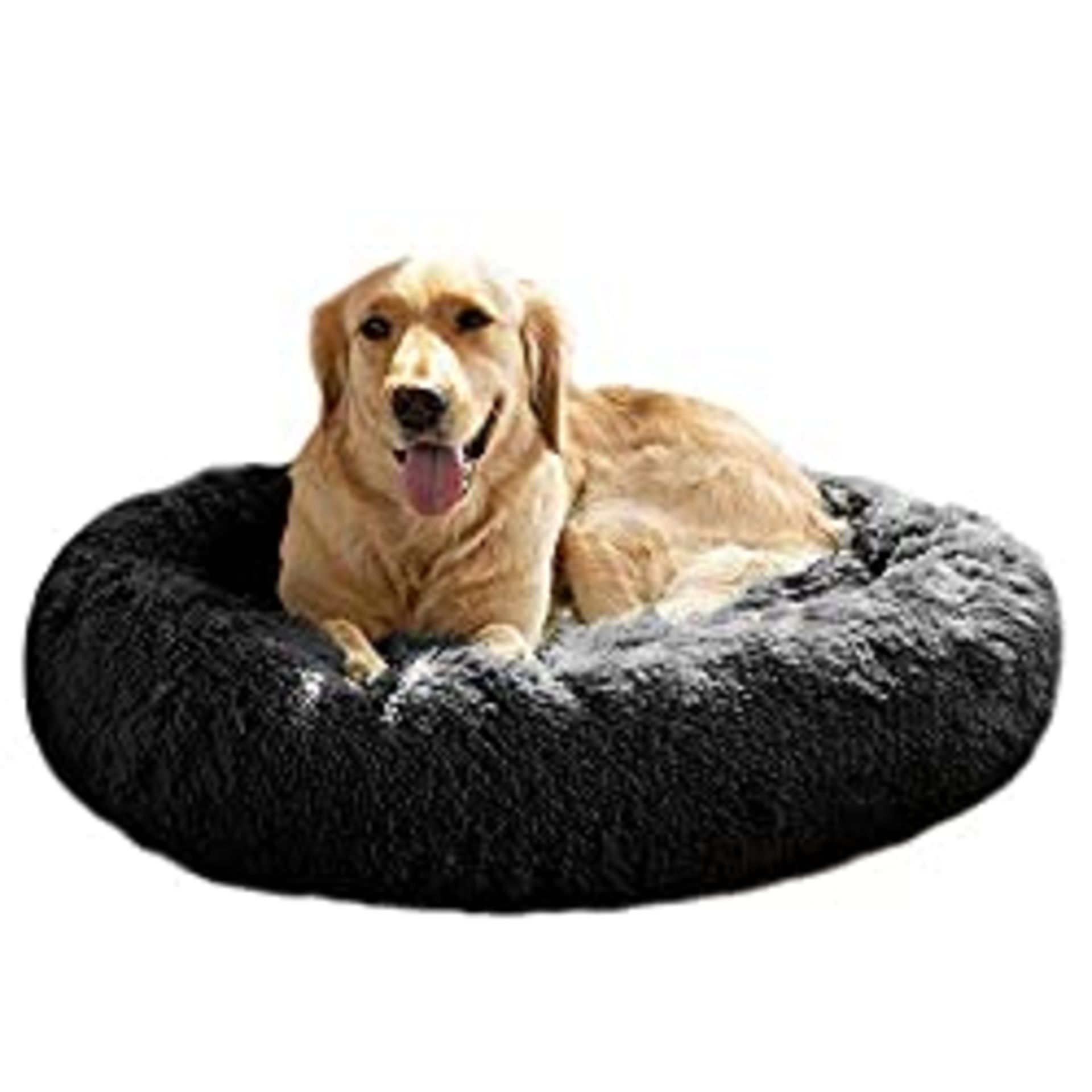 RRP £23.73 MDEHO Dog Beds for Large Medium Small Dogs Round Cat Bed