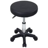 RRP £34.07 FURWOO Round Rolling Stool with Wheels Height Adjustable