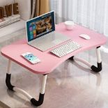 RRP £30.81 Adjustable Laptop Bed Table Lap Standing Desk for Bed