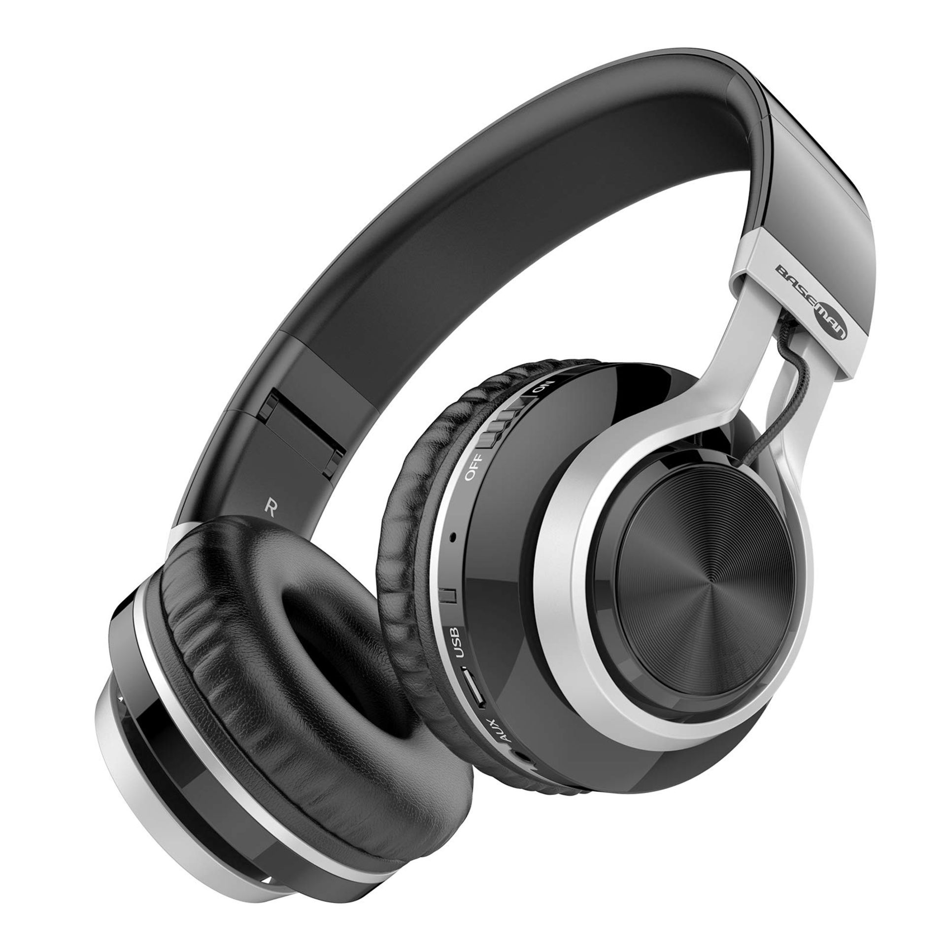 RRP £19.40 BASEMAN Wireless Bluetooth Headphones Over Ear