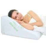 RRP £52.50 INFANZIA Triangle Reading Pillow for Bed and Sofa