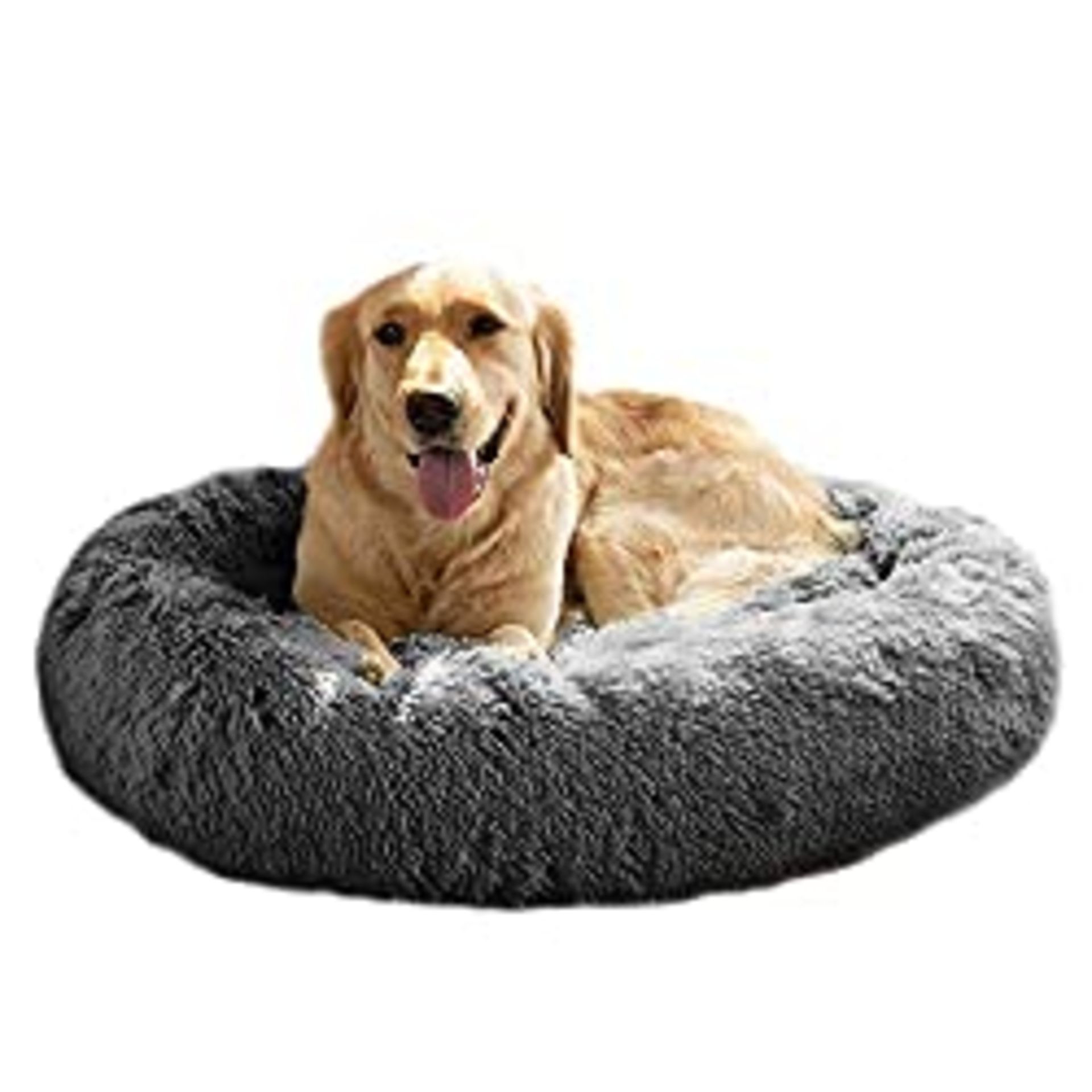 RRP £29.10 MDEHO Dog Beds for Large Medium Small Dogs Round Cat Bed