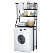 RRP £43.37 MOYIPIN 3-Tier Drum Washing Machine Storage Rack Space-Saving