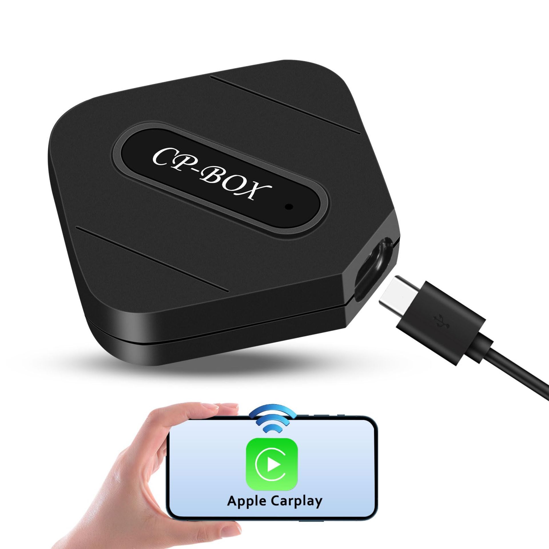 RRP £34.24 2024 Upgrade Hikity Wireless CarPlay Adapter Apple