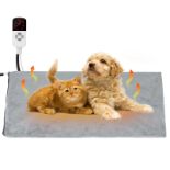 RRP £22.82 HAPPY HACHI Heated Cat Bed 60 * 45cm