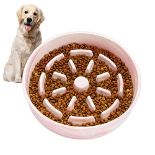 RRP £28.52 Pawaboo Ceramic Slow Feeder Dog Bowls