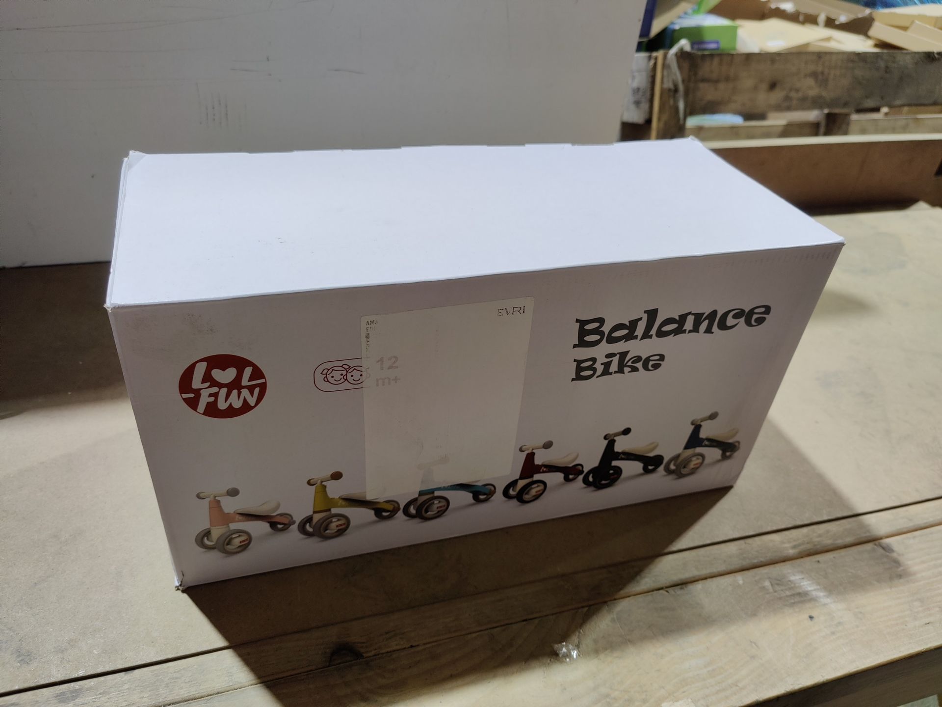 RRP £35.37 LOL-FUN Baby Balance Bike for 1 Year Old Boys Girls Toys - Image 2 of 2