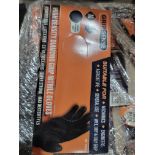 10 Items In This Lot. 10X PACKS OF HIGH DENSITY DIAMOND GRIP NITRILE GLOVES TOTAL RRP £50