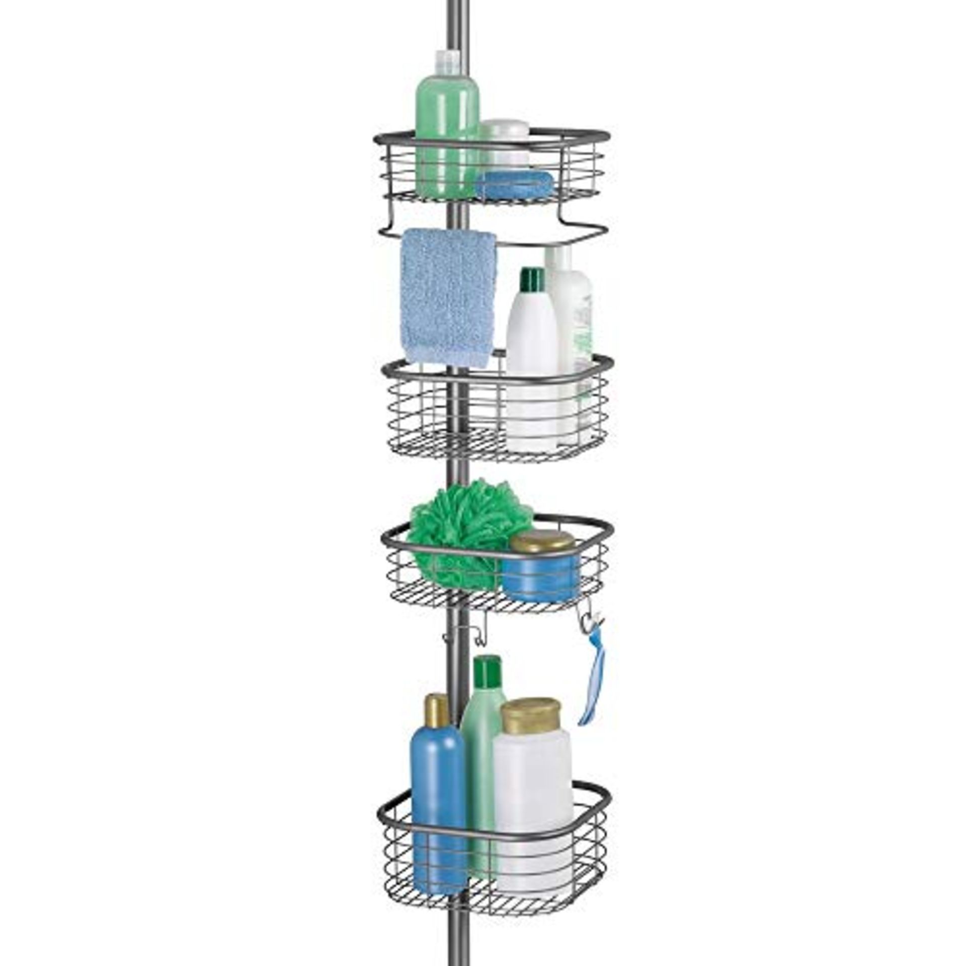 RRP £62.14 mDesign Shower Shelf Practical Corner Shower Caddy