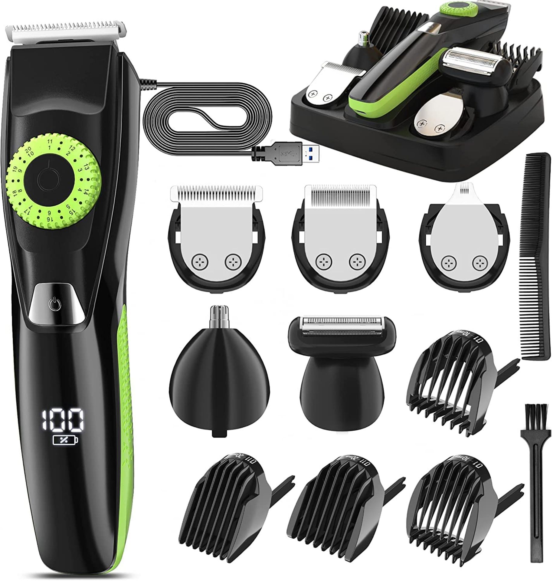 RRP £26.25 Adjustable Beard Trimmer for Men