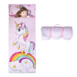 RRP £50.65 Unicorn Sleeping Bag for Girls