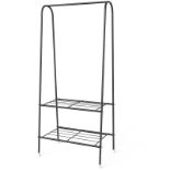 RRP £23.96 LONENESSL Metal Clothes Rail Garment Rack