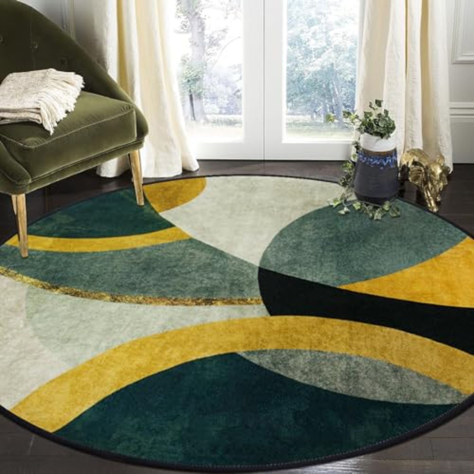 RRP £58.95 RTBQJ-AT Round Rugs 160cm