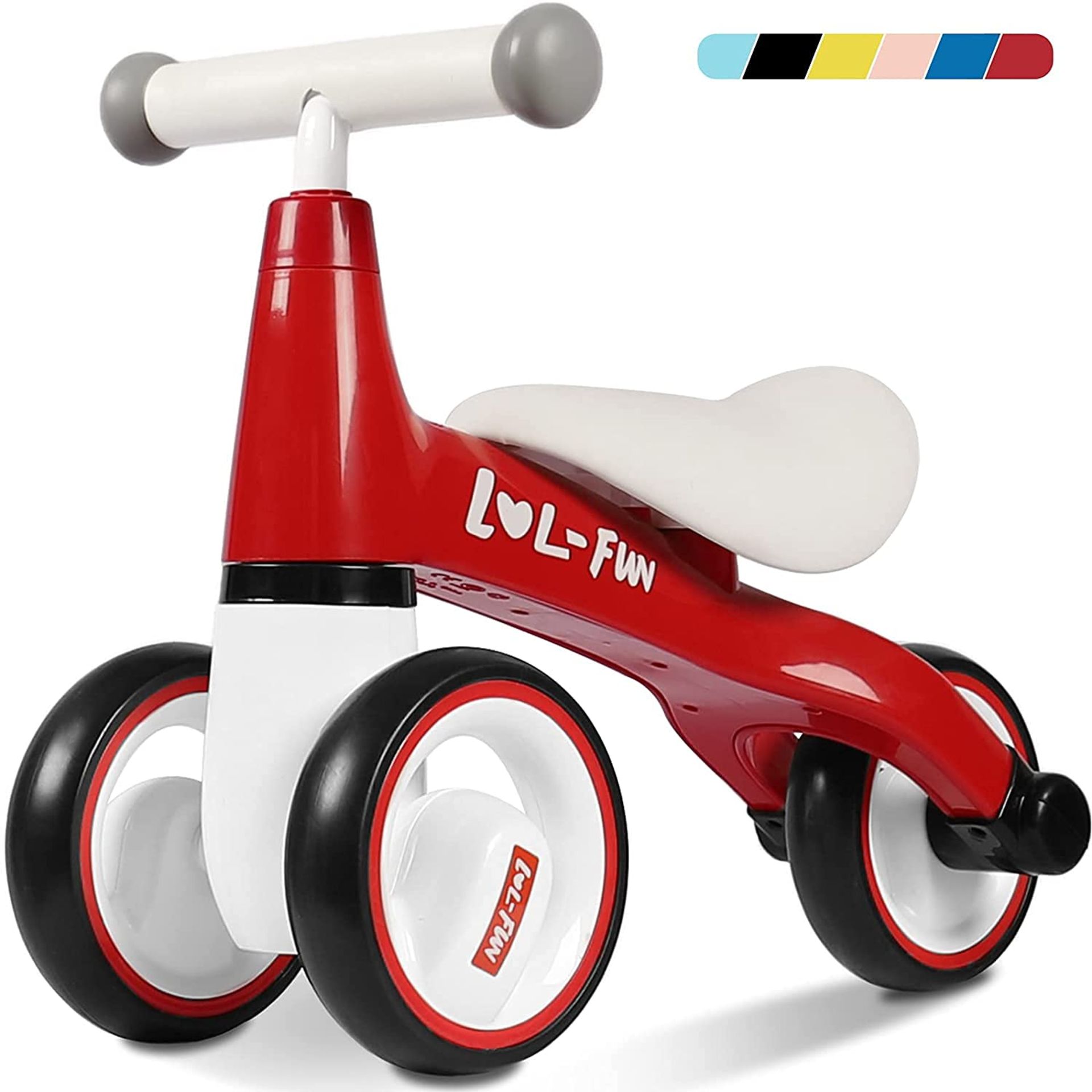 RRP £35.37 LOL-FUN Baby Balance Bike for 1 Year Old Boys Girls Toys