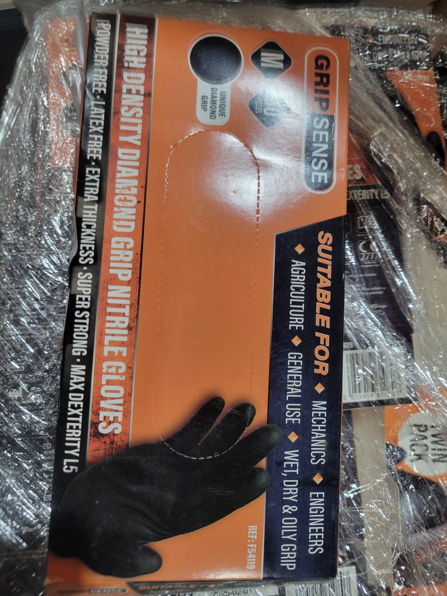 10 Items In This Lot. 10X PACKS OF HIGH DENSITY DIAMOND GRIP NITRILE GLOVES TOTAL RRP £50