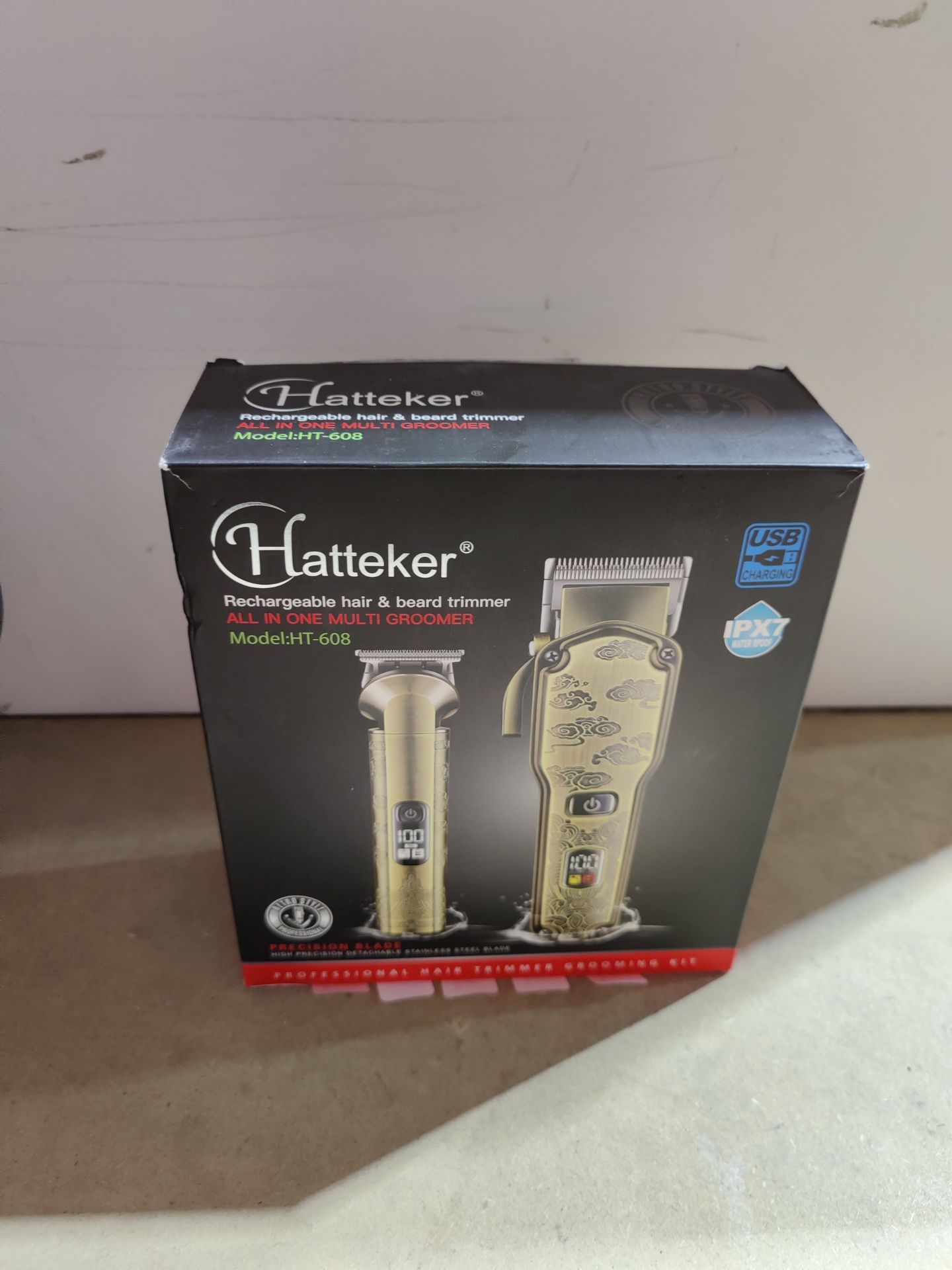 RRP £57.07 Hatteker Professional Hair Clippers for Men Beard Trimmer - Image 2 of 2