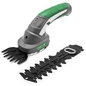 RRP £28.52 Gracious Gardens 2 IN 1 Cordless Hedge Trimmer Shear