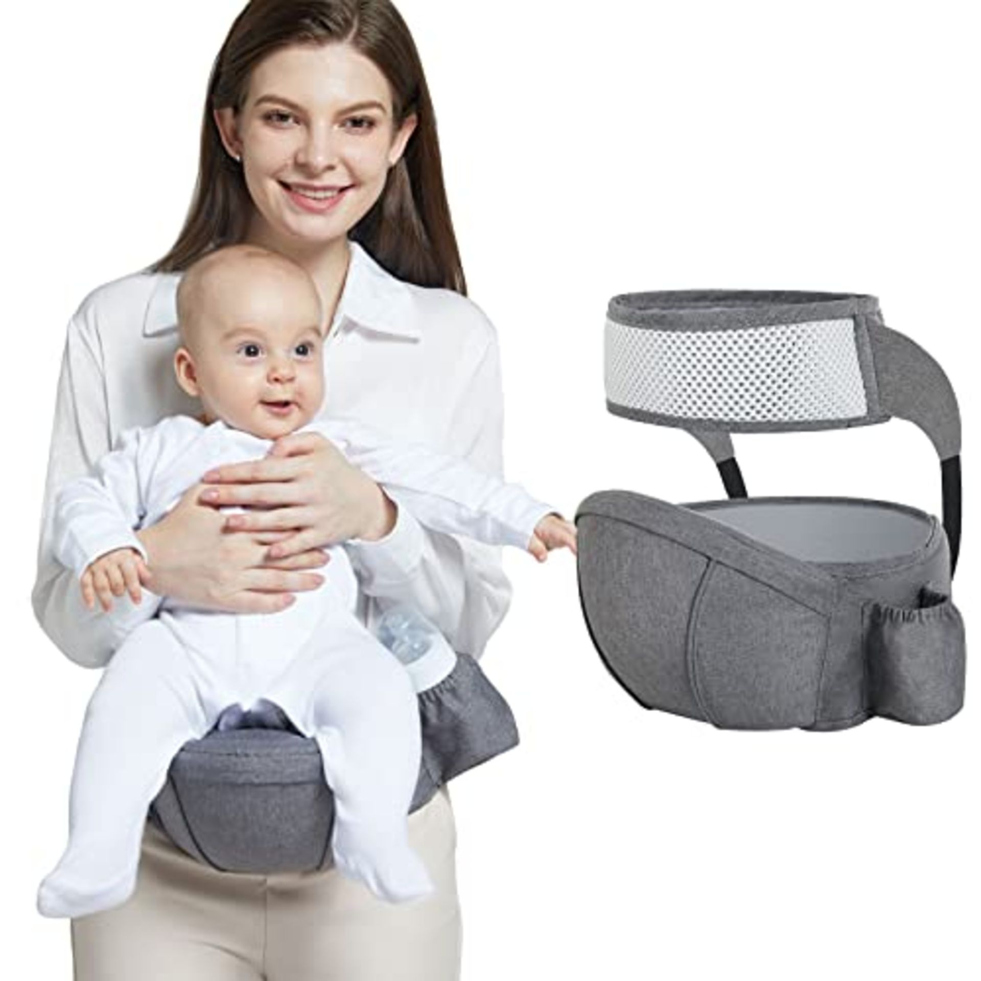 RRP £29.67 Baby Hip Seat Carrier with Safety Belt Protection Lightweight