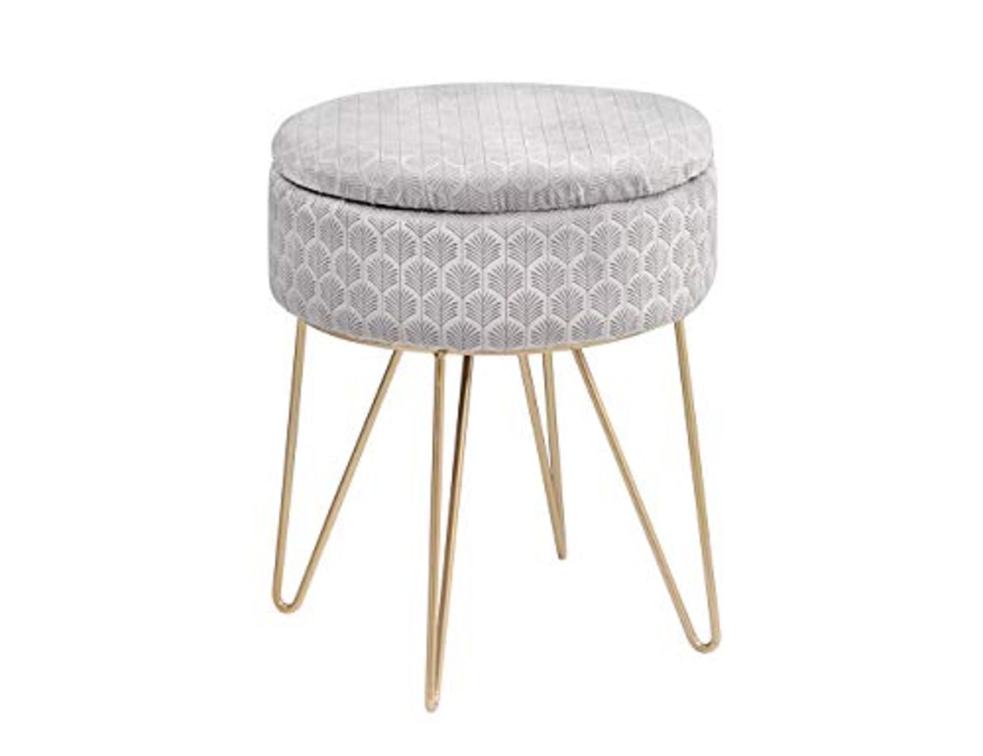 RRP £34.21 TMEE Velvet Ottoman Storage Stool Dressing Table Stool