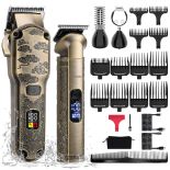 RRP £57.07 Hatteker Professional Hair Clippers for Men Beard Trimmer