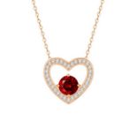 RRP £40.19 LOUISA SECRET Necklaces for Women Love Heart Pendant