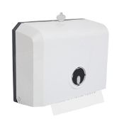 RRP £16.74 Paper Towel Dispenser Wall Mounted C Fold Commercial