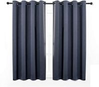 RRP £33.49 Anjee Eyelet Blackout Thermal Insulated Curtains 2