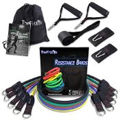 RRP £31.25 TheFitLife Exercise Resistance Bands with Handles