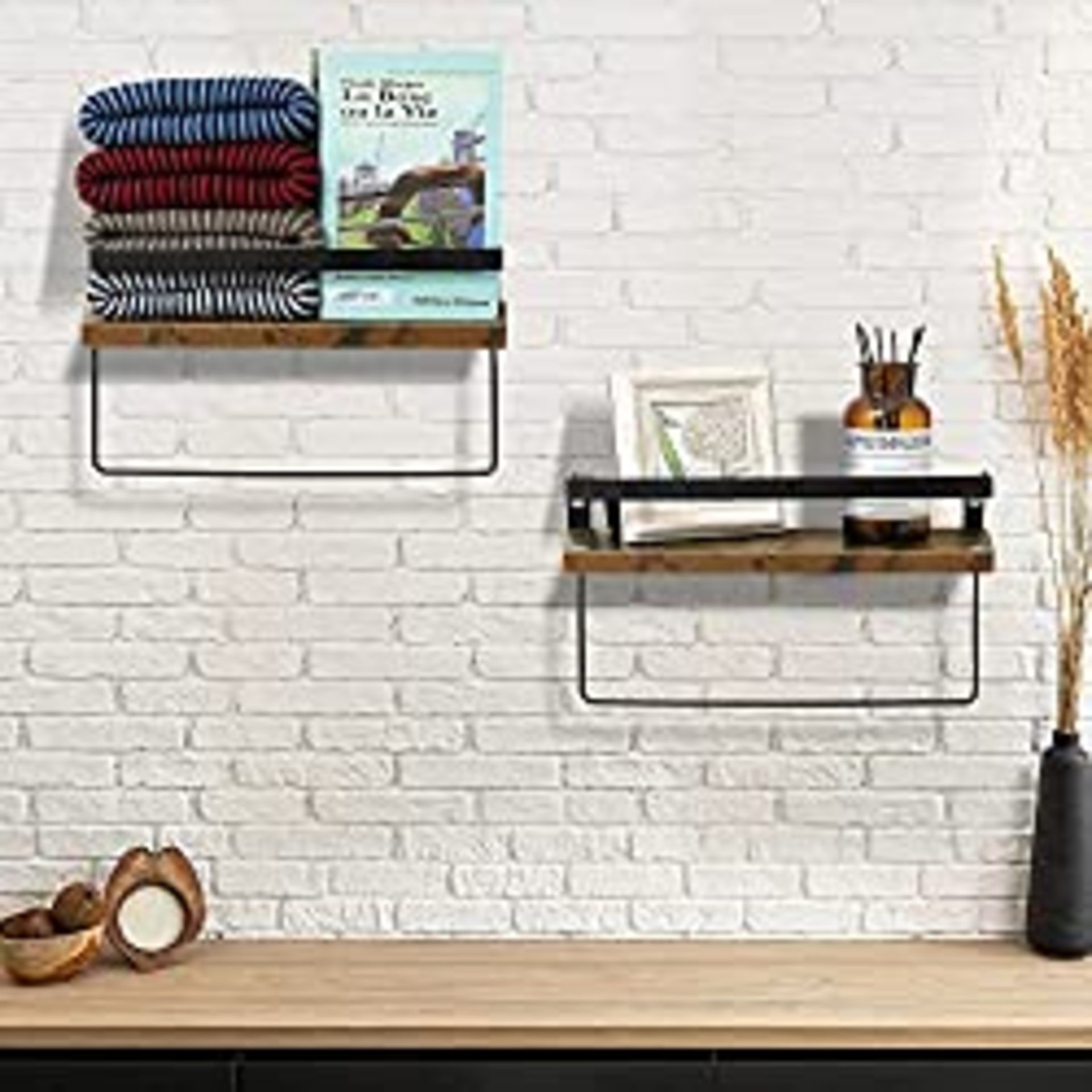 RRP £13.39 Skython Industrial Floating Shelves