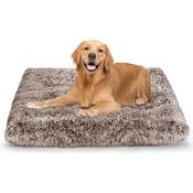 RRP £32.37 ULIGOTA Large Dog Bed Plush Crate Mattress Washable