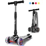 RRP £58.05 LOL-FUN 3 Wheel Toddler Scooter for Kids Ages 3-12