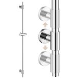 RRP £50.48 KES Shower Riser Rail with Adjustable Shower Head Holder