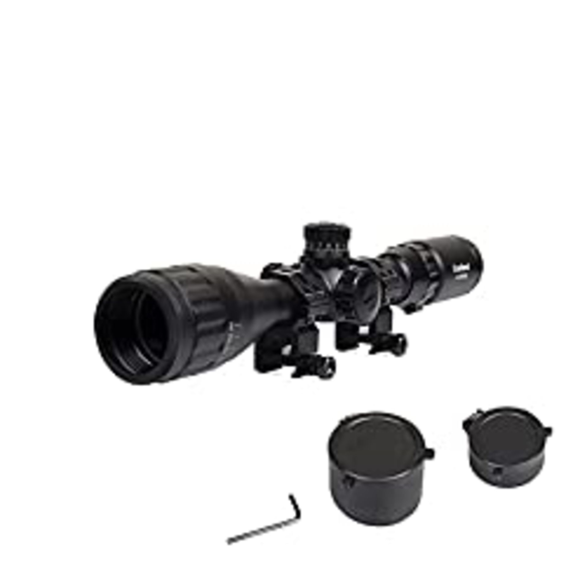 Goetland 3-12x40 AO Gun Rifle Scope Green & Red Dot Illuminated Reticle ...