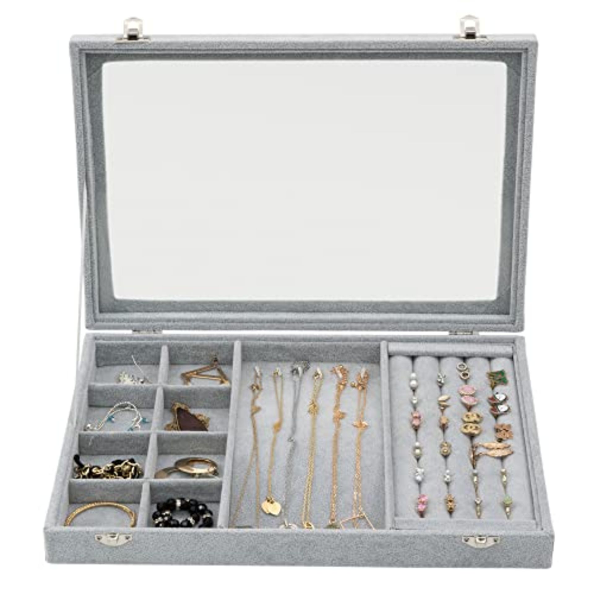 RRP £14.65 Sasha Morel Jewellery Box | 3 in1 Jewellery Organiser