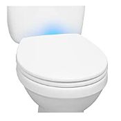 RRP £43.42 Aqualona Night Light Toilet Seat - Soft Close Thermoplast seat with Night Light