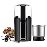 RRP £5.55 SHARDOR Coffee Grinder Electric with Removable Stainless Steel Bowl