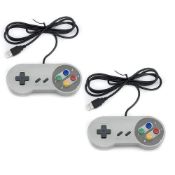 RRP £13.33 TRIXES Pack of 2 Wired USB Controllers
