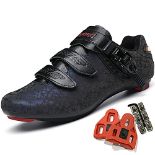 RRP £55.57 Cycling Shoes for Men Women Luminous Road Cycling Riding