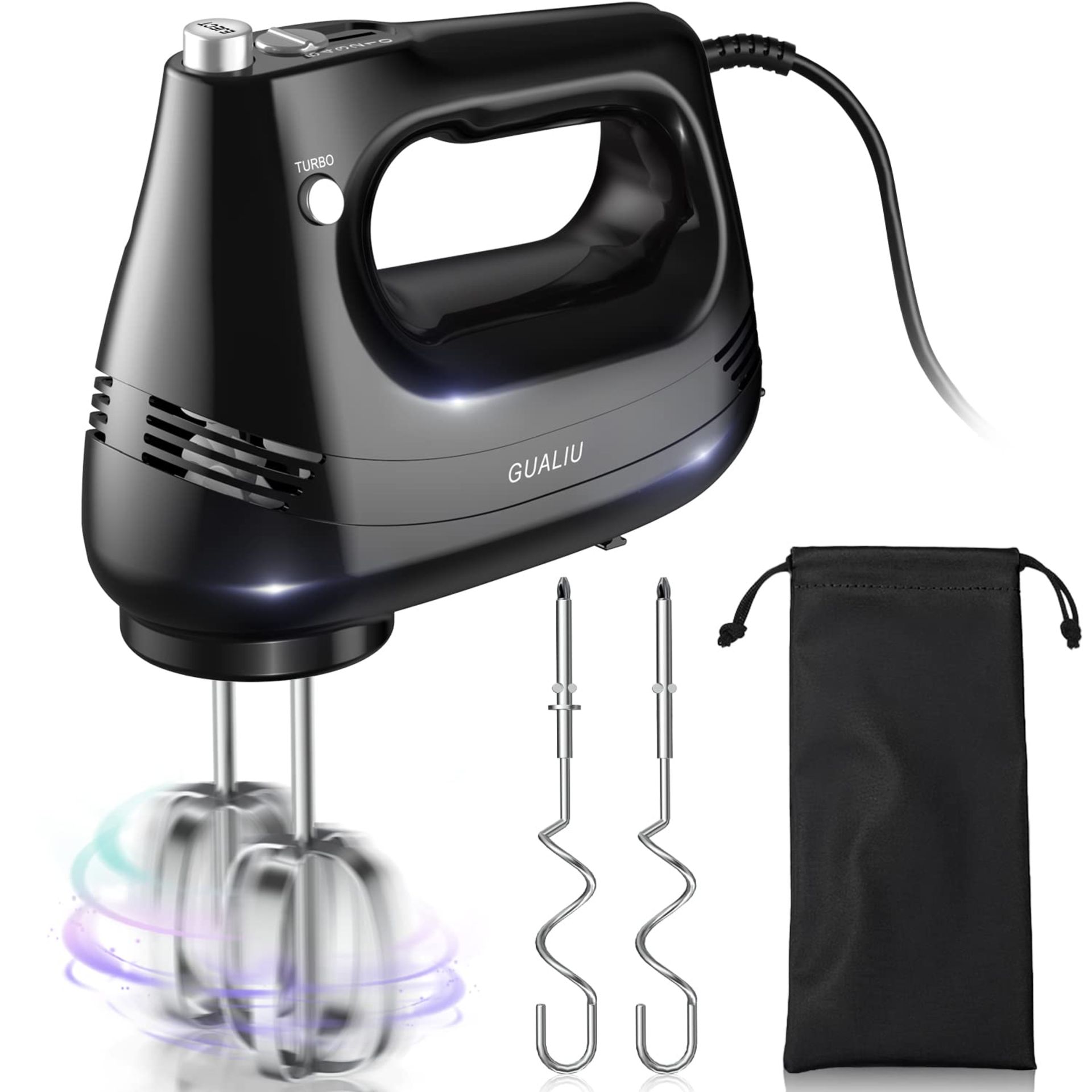 RRP £22.30 GUALIU Hand Mixer Electric