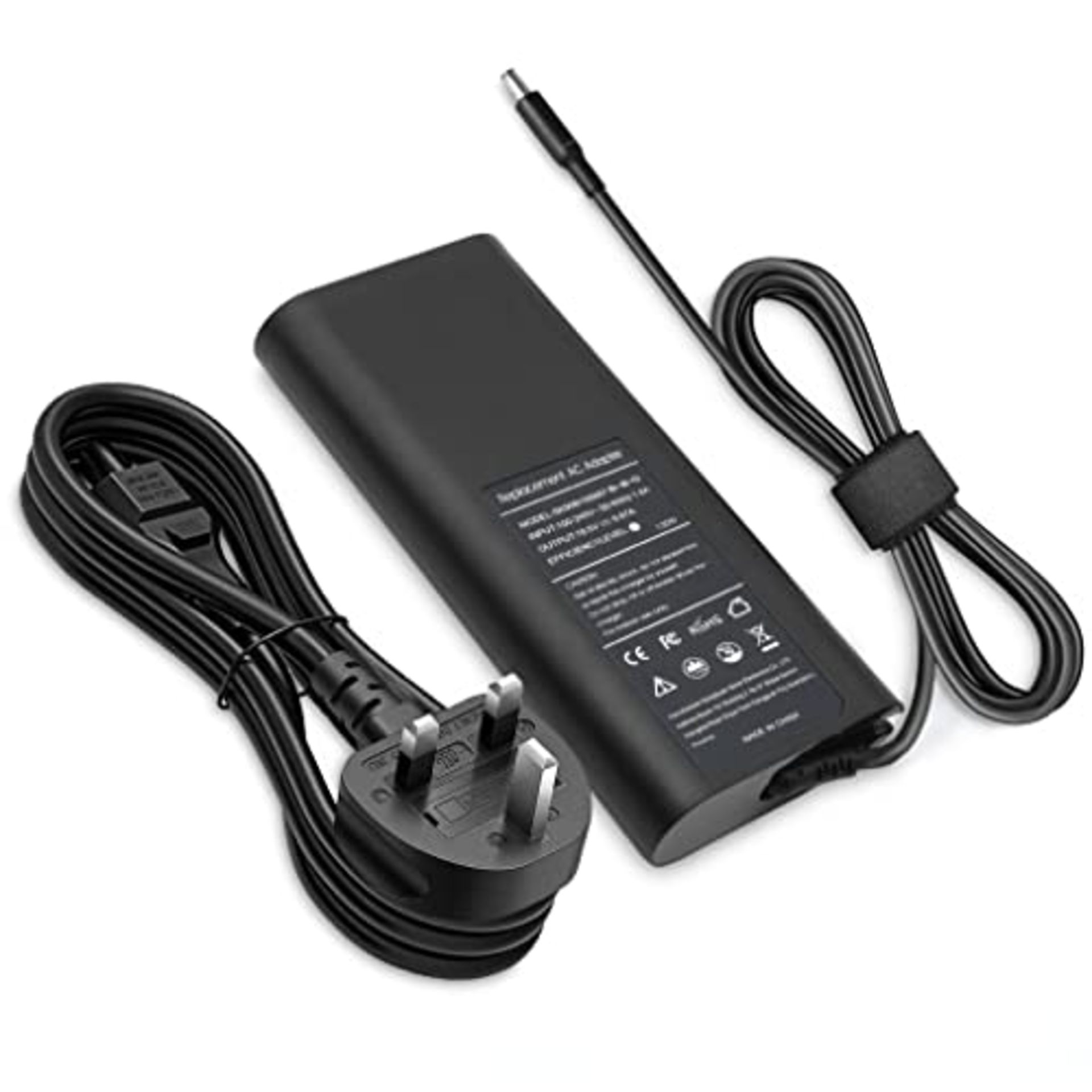 RRP £35.72 130W 19.5V 6.67A Laptop AC Adapter Charger for Dell