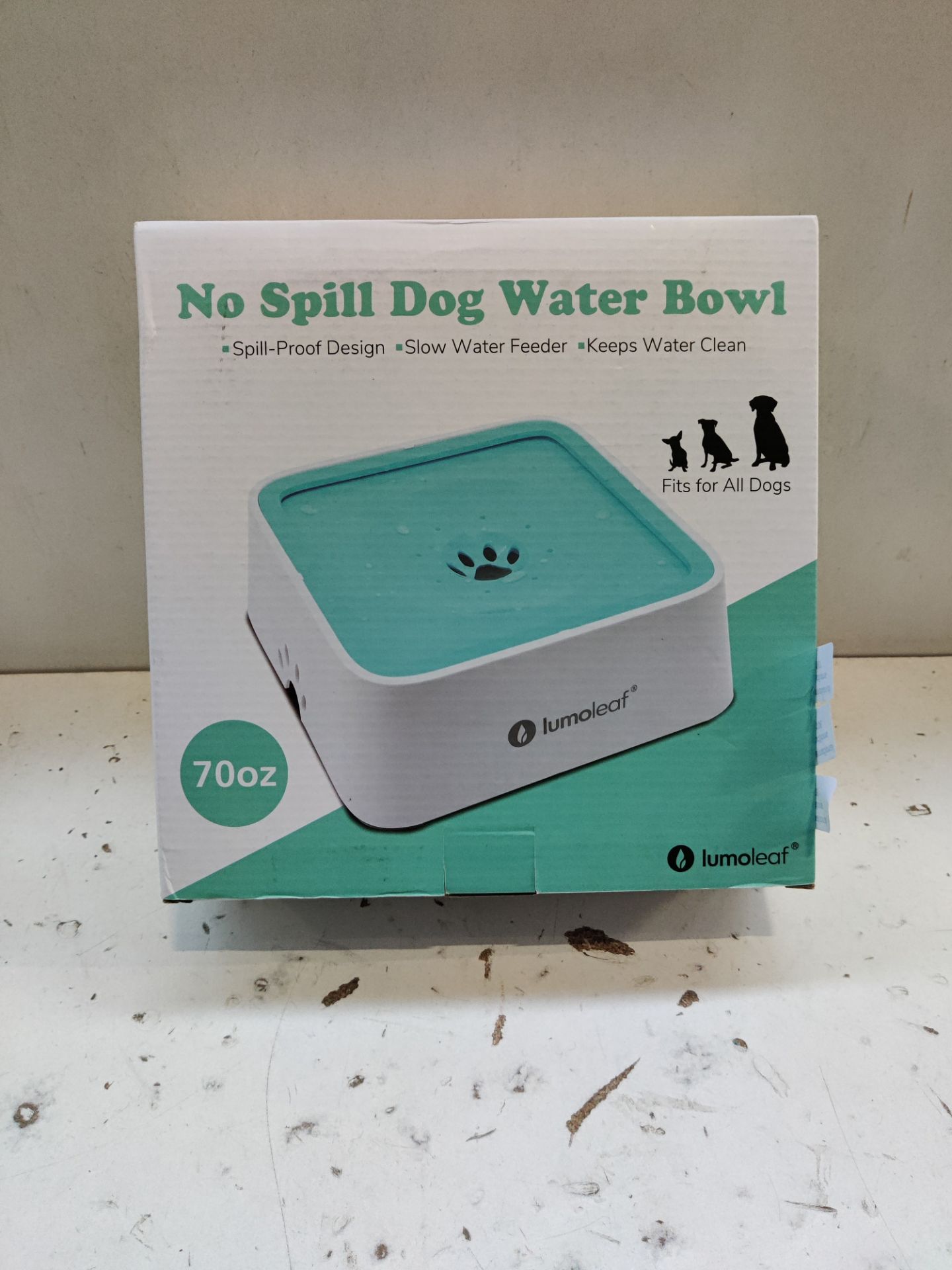 RRP £17.29 LumoLeaf Dog Water Bowl - Image 2 of 2