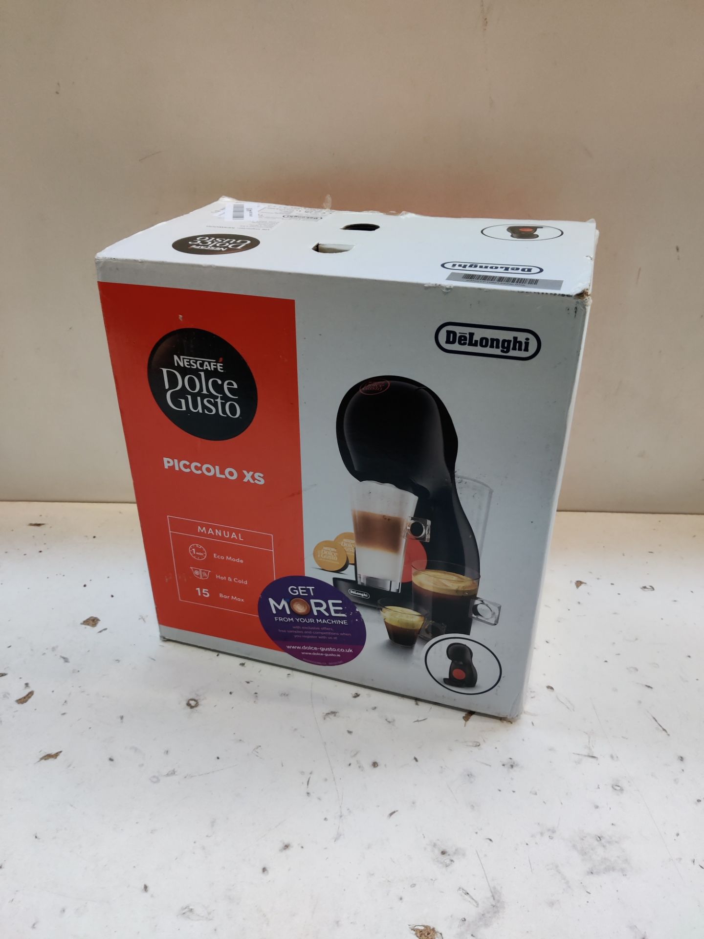 RRP £51.38 DeLonghi Nescaf Dolce Gusto Piccolo XS Pod Capsule Coffee Machine - Image 2 of 2
