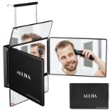 RRP £57.07 Alljia 3 Way Mirror for Self Hair Cutting