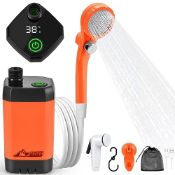 RRP £57.22 WADEO Upgraded Portable Shower