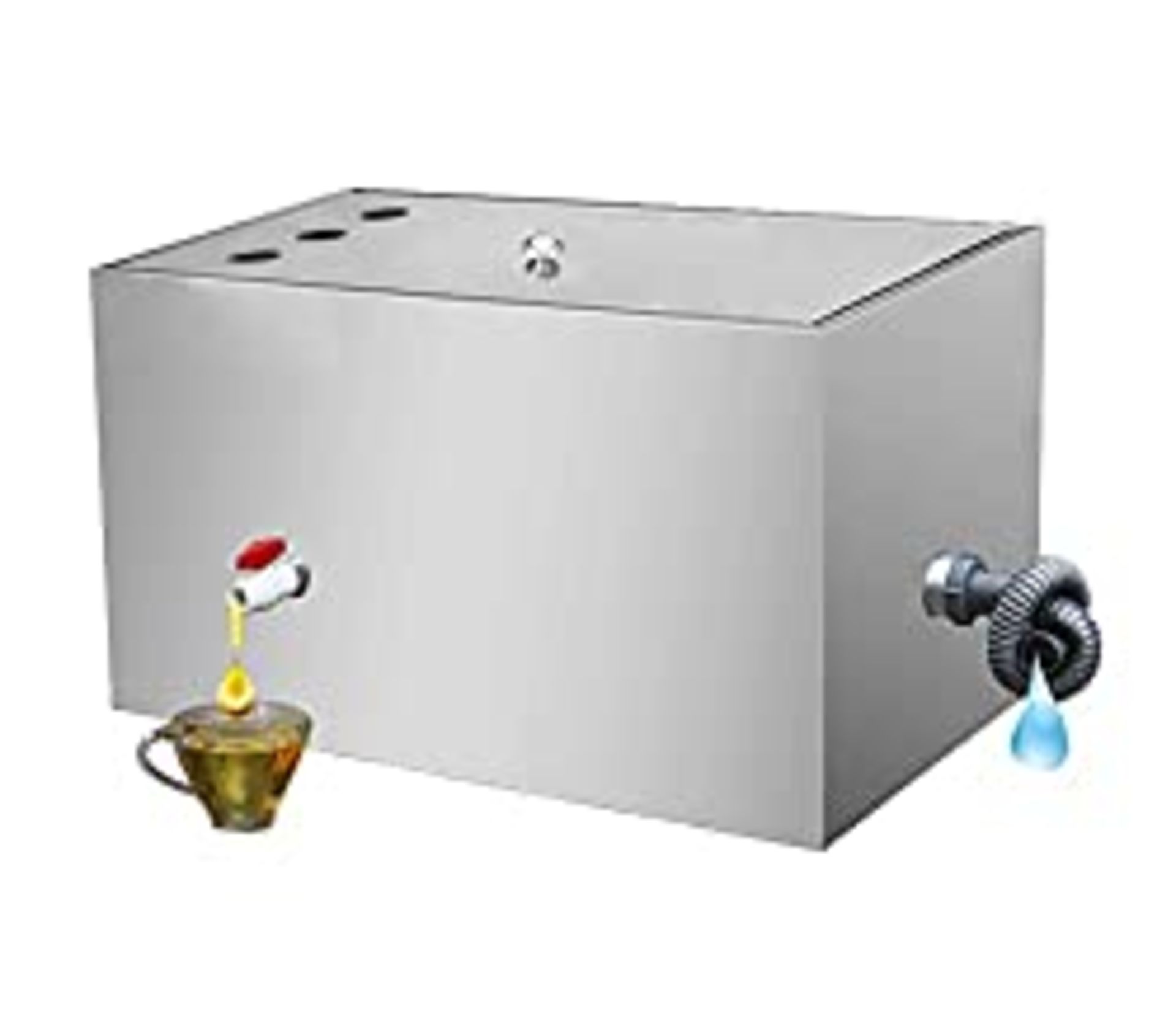 RRP £150.69 bimiti Commercial Grease Trap Interceptor 72 Ltr Grease