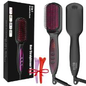 RRP £32.40 Hair Straighteners Brush for Women