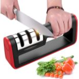 RRP £10.26 [Upgrade] Kitchen Knife Sharpener