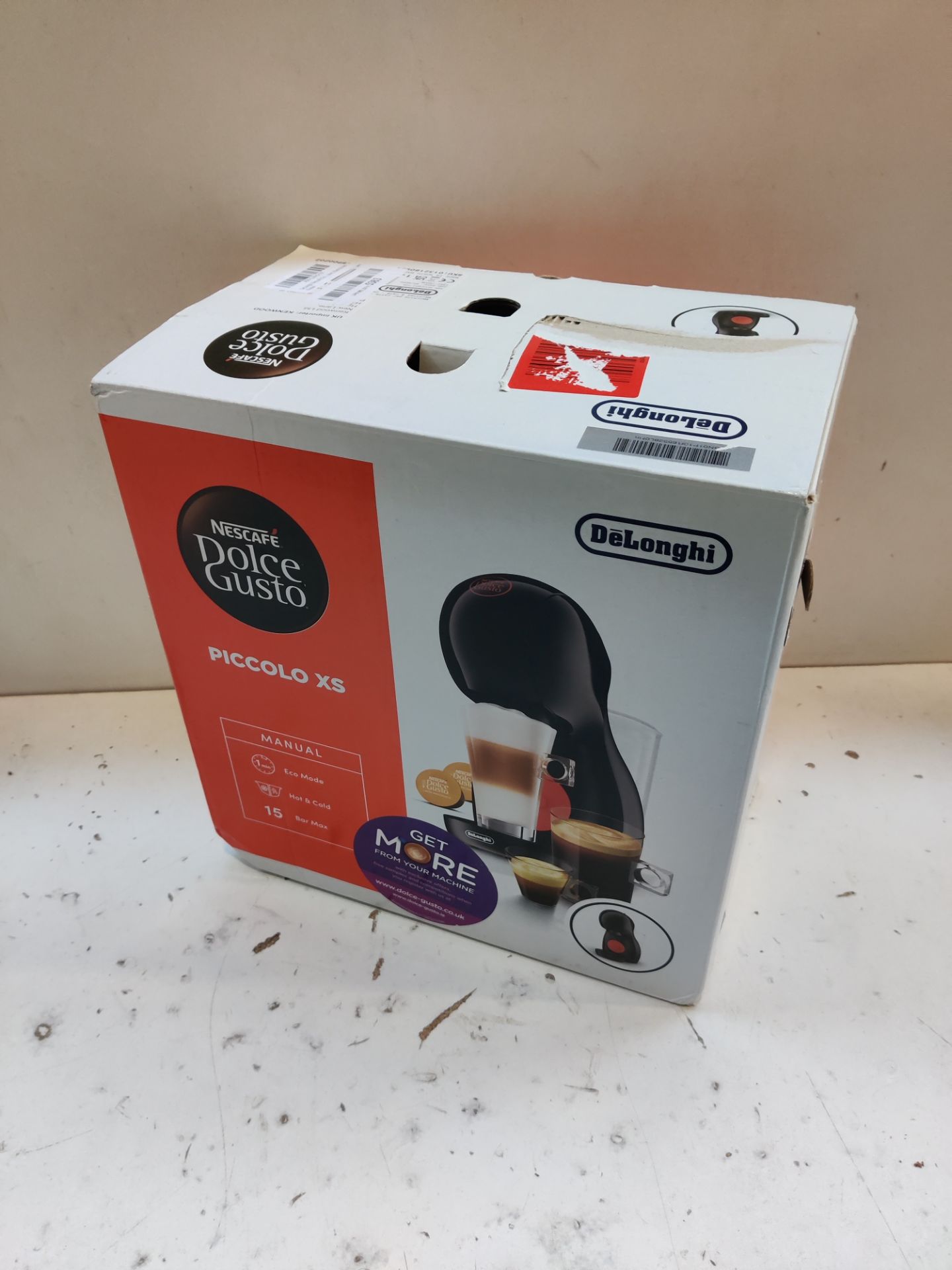 RRP £51.38 DeLonghi Nescaf Dolce Gusto Piccolo XS Pod Capsule Coffee Machine - Image 2 of 2